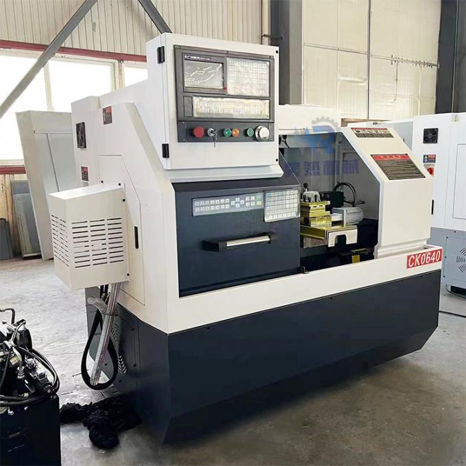 CK0640 Máquina de corte de torno CNC vertical Automática de cama plana horizontal 0