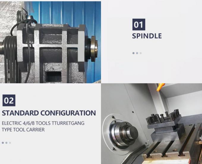 CK0640 Máquina de corte de torno CNC vertical Automática de cama plana horizontal 1