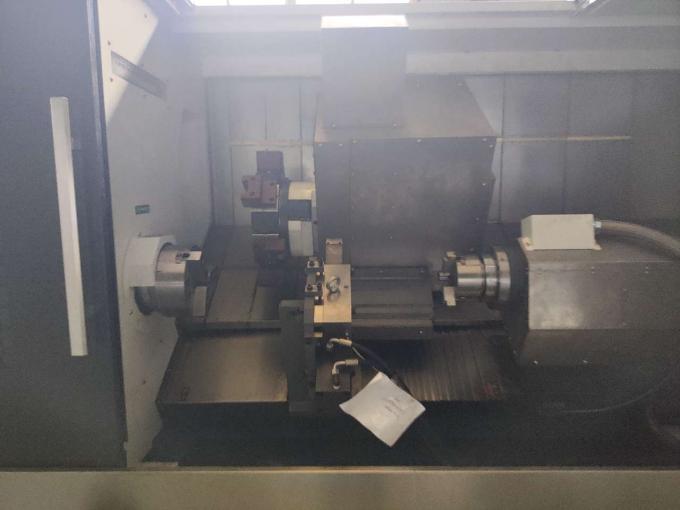 Espinilla doble cama inclinada Autom&aacute;tico Torno CNC TCK56Y Con Sub Espinilla Drive Torno de Torno CNC 1