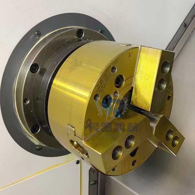 Espinilla doble cama inclinada Autom&aacute;tico Torno CNC TCK56Y Con Sub Espinilla Drive Torno de Torno CNC 3