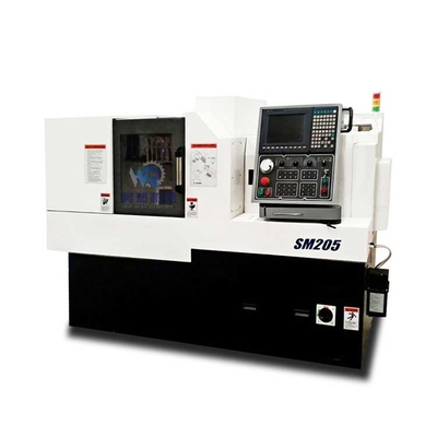 SM205 Tipo suizo Máquina de torsión Cnc automática horizontal Blanco
