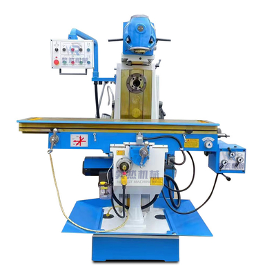 Fresadora universal de la torrecilla horizontal vertical con la tabla 590mm/min de la rotación