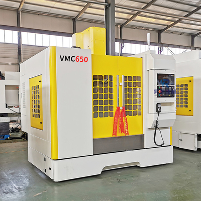 Torno de centro de mecanizado vertical Vmc de hierro fundido de alto grado Cnc duro 3 ejes