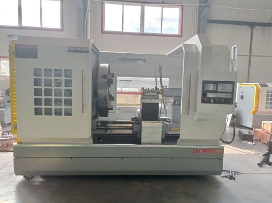 Pieza de metal de acero inoxidable de la máquina del torno del CNC CKNC61125 que hace la máquina