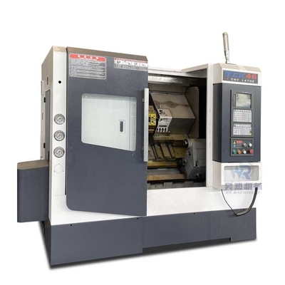 Cama inclinada de torno CNC de mecanizado de torsión de metal máquina de torno TCK46P