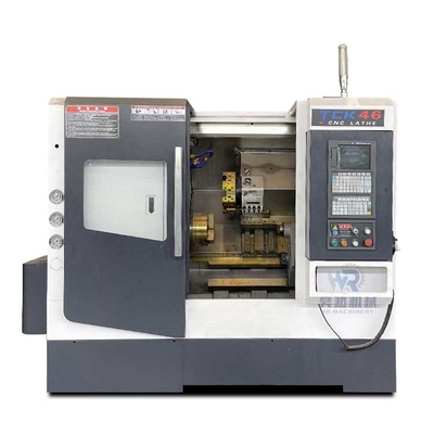 Cama inclinada de torno CNC de mecanizado de torsión de metal máquina de torno TCK46P