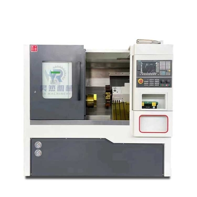 Tck40 máquina de torno de cama inclinada CNC con guía lineal