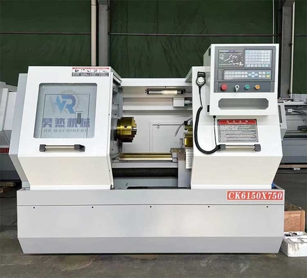 CK6150-750mm máquina de torno CNC 220V máquina de torno de cama plana